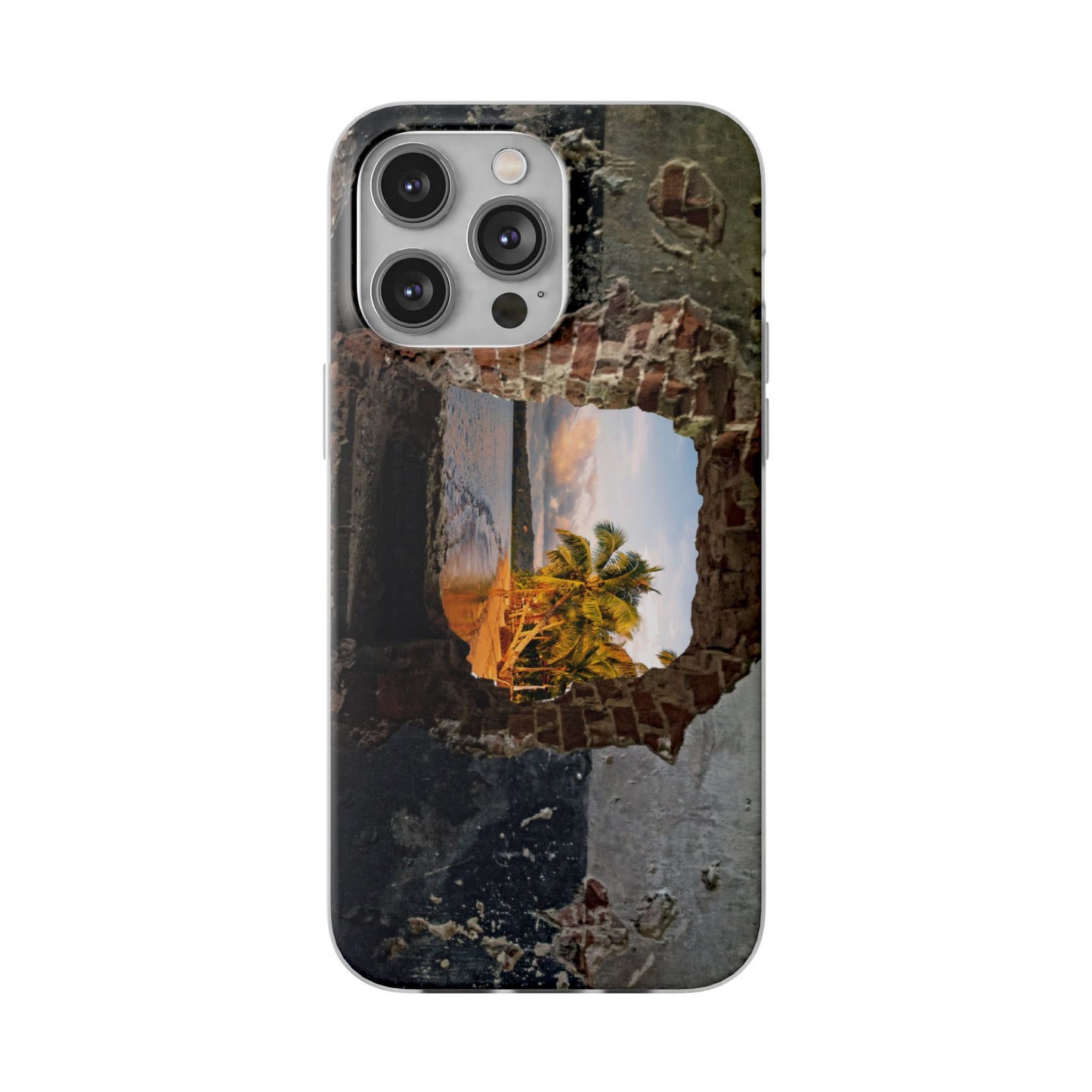 Scenic Flexi Phone Cases - Beach Vibes Case, Nature-Inspired Phone Cover, Travel Lover Gift, Summer Accessories