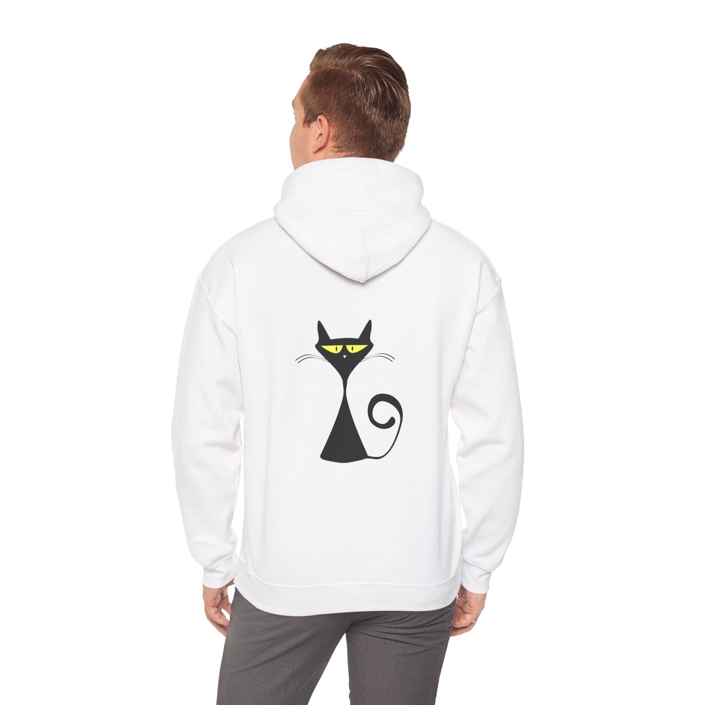 Caty - Heavy Hooded Sweatshirt - Cool back side design from Songbird