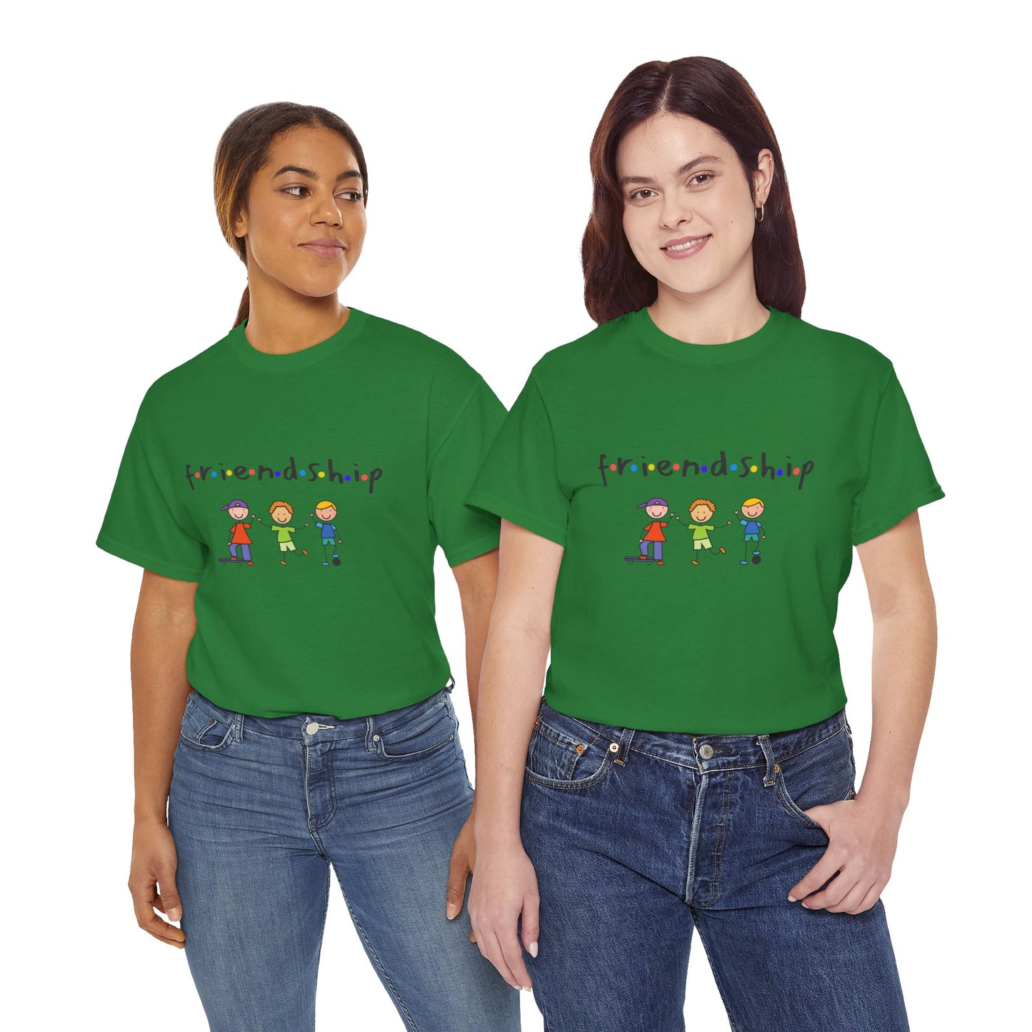 Friendship - Frontside graphic - Unisex Heavy Cotton Tee