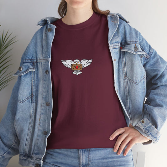 Wizard Academy inspired owl t-shirt, Unisex Heavy Cotton Tee