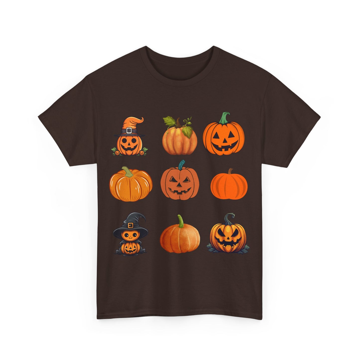 Tic Tac Toe Halloween Pumpkin T-Shirt, Unisex Cotton Tee