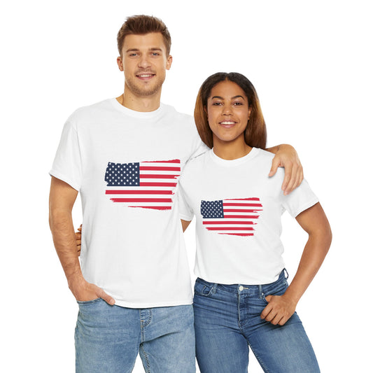 Patriotic Tee Shirt - United States Flag Design