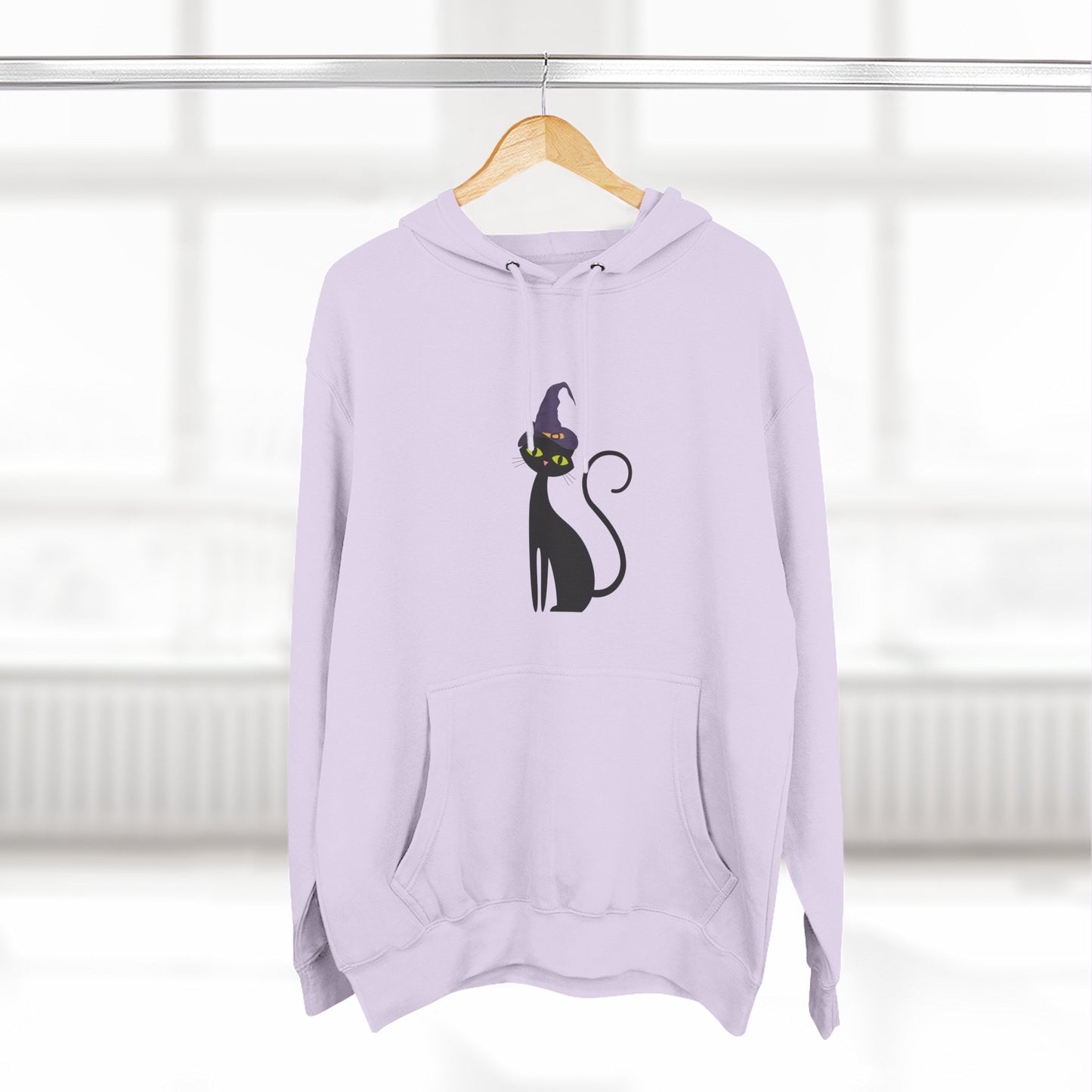 Cozy Cat-Inspired Fleece Hoodie: Perfect for Cat Lovers, Halloween, Casual Wear, Gift for Friends, Cozy Winter Layer