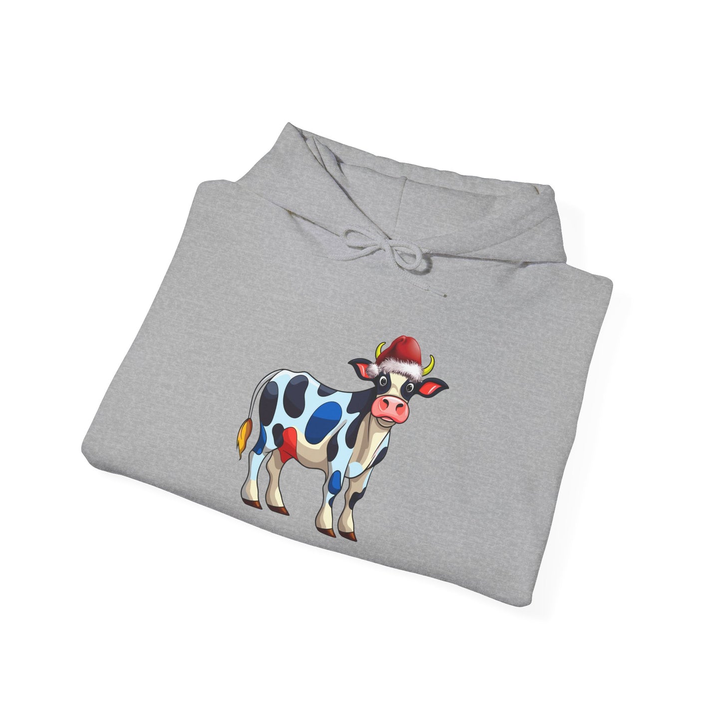 Holy Cow Christmas Hoodie, Unisex Hooded Sweatshirt