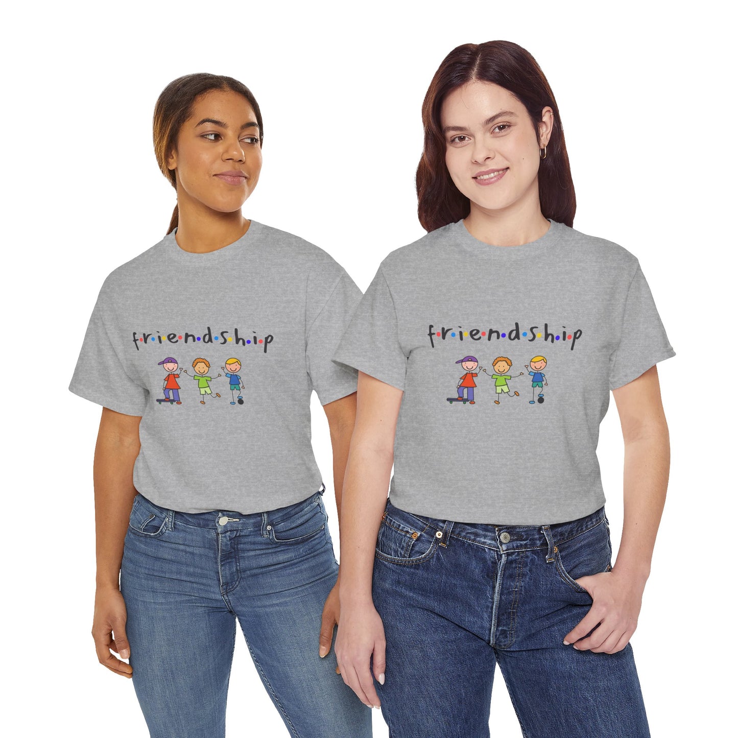 Friendship - Frontside graphic - Unisex Heavy Cotton Tee