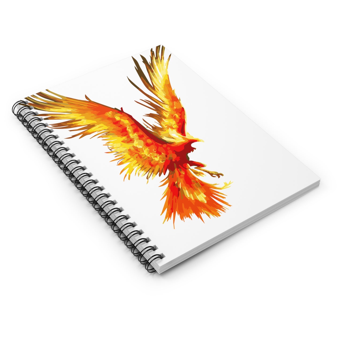 Phoenix Inspired Spiral Notebook - Ruled Lines, Journal for Artists, Creative Writing, Gift Idea, Motivational Notebook