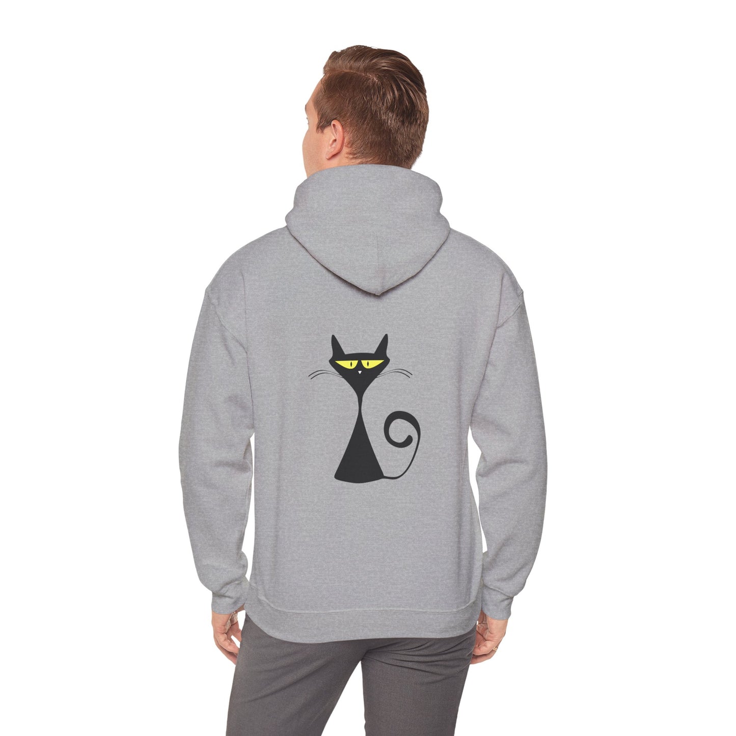 Caty - Heavy Hooded Sweatshirt - Cool back side design from Songbird