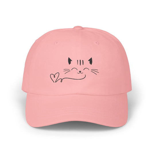 Adorable Cat Dad Cap, Custom Animal Hat, Gift for Cat Lovers, Cute Casual Cap, Everyday Fashion Accessory
